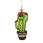 Northlight Seasonal Pink Potted Cactus Christmas Ornament - image 1