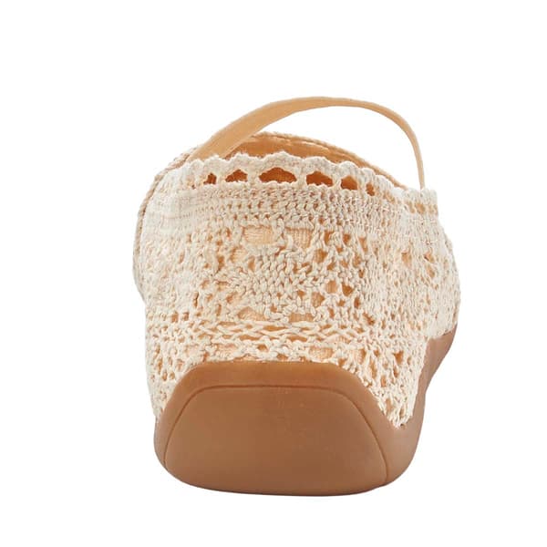 Womens MUK LUKS Crochet Mary Jane Flats