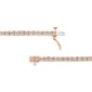 Haus of Brilliance Rose Gold over Silver Tennis Bracelet - image 3