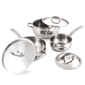 BergHOFF Belly Shape 6pc. Stainless Steel Cookware Set with Lids - image 2