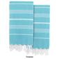 Linum Home Textiles Lucky Pestemal Beach Towel - Set of 2 - image 6