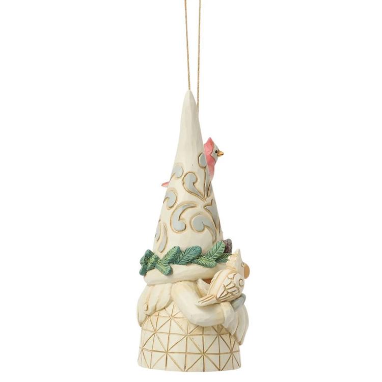 Jim Shore Woodland Gnome with Birdhouse Ornament