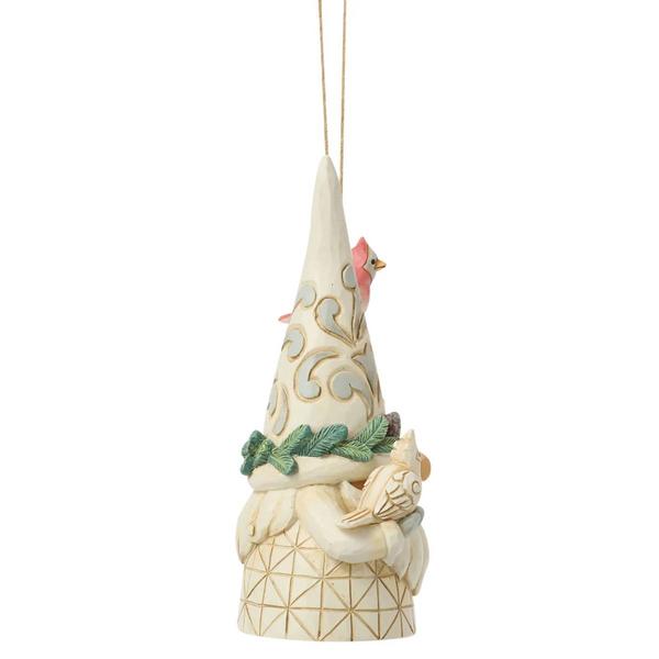 Jim Shore Woodland Gnome with Birdhouse Ornament