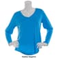 Womens Starting Point Super Soft Long Sleeve V-Neck Tee - image 6