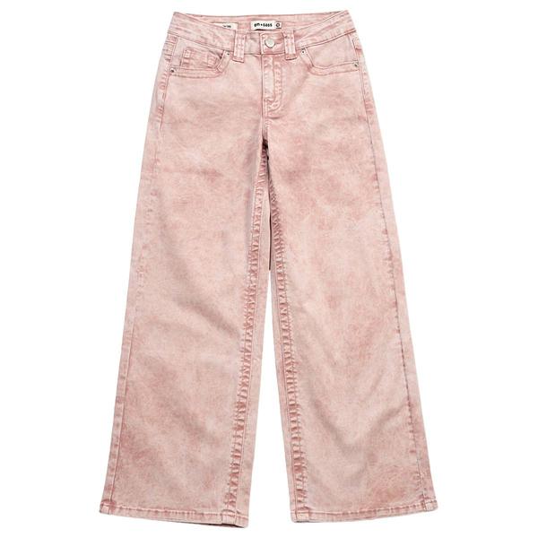 Girls (7-14) Em & Cass Wide Leg Pink Denim Jeans - image 