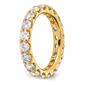 Pure Fire 14kt. Yellow Gold Lab Grown Diamond Eternity Band - image 4
