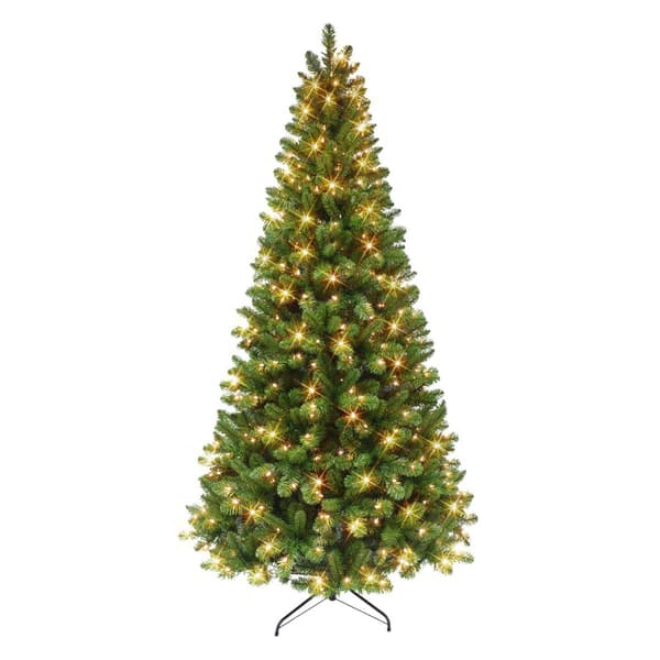 Puleo International 6.5ft. 787 Tips Pre-Lit Virginia Pine Tree