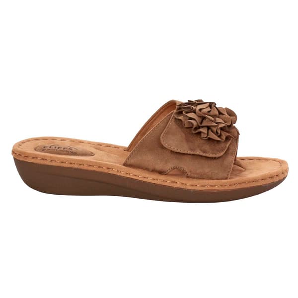 Womens Cliffs by White Mountain Casmyn Footbed Sandals