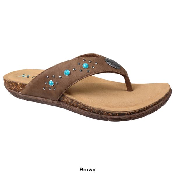 Womens LAMO Mykros Jovie Flip Flop Sandals