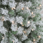 Northlight 7.5ft. Pre-Lit Winema Pine Flocked Christmas Tree - image 2