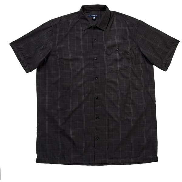 Mens Big &amp; Tall Architect(R) Microfiber Button Down Shirt-Charcoal - image 