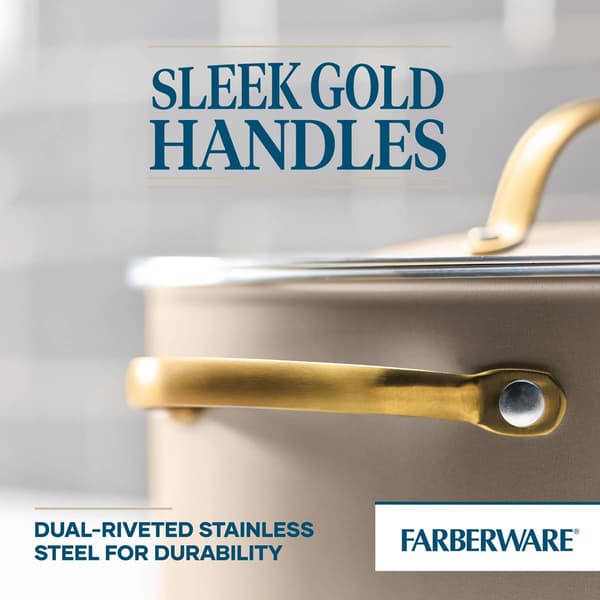 Farberware® Radiant 5.5qt. Dutch Oven w/ Lid - Champagne