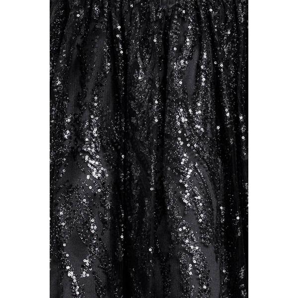 Juniors Blondie Nites Glitter Spaghetti Strap Party Skater Dress