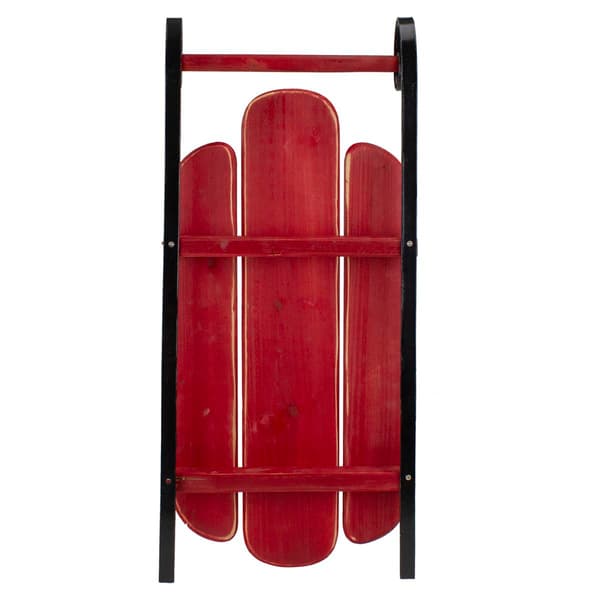 Northlight Seasonal 23in. Wooden Christmas Snow Sled Decoration