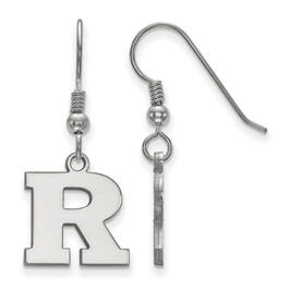 Small Rutgers University Wire Dangle Earrings