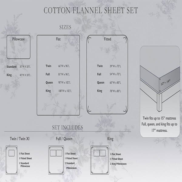 Laura Ashley Fawna Cotton Flannel Sheet Set