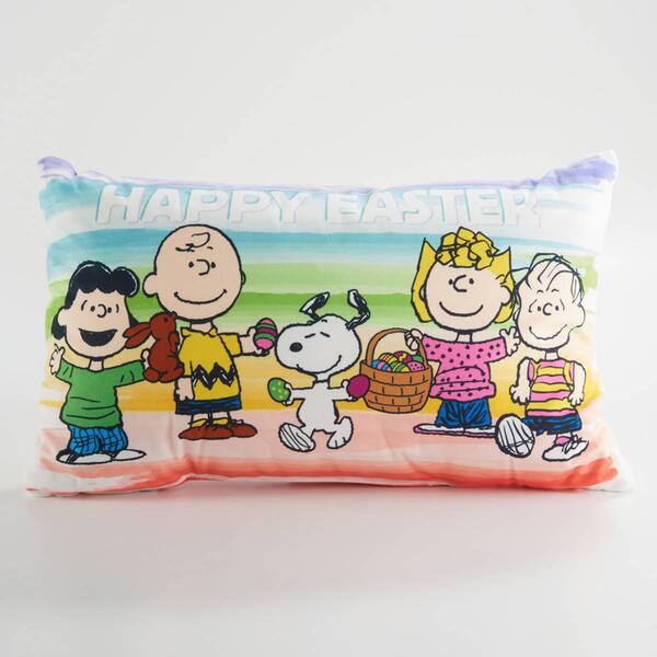 Nourison Peanuts Happy Easter Decorative Pillow - 12x20 - image 