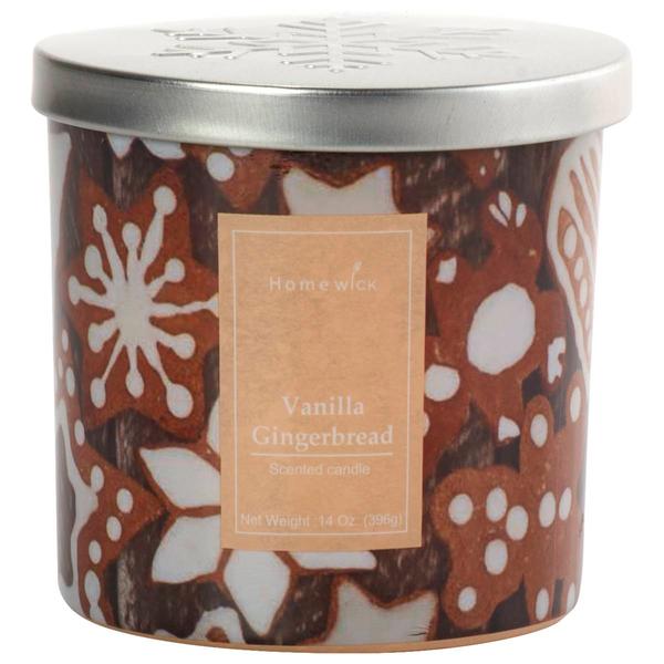 Homewick 14oz. Vanilla Gingerbread Jar Candle - image 