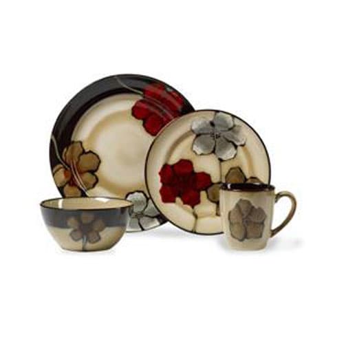 Pfaltzgraff® Painted Poppies 16pc. Dinnerware Set
