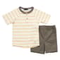 Baby Boy &#40;12-24M&#41; Tahari Short Sleeve Stripe Top & Woven Shorts - image 1