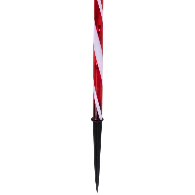 Northlight Seasonal 3pc. White/Red Candy Cane Pathway Markers