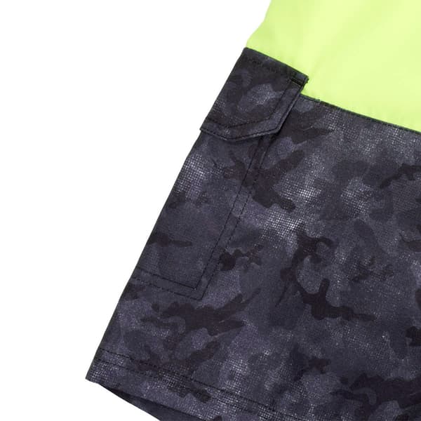 Boys &#40;8-20&#41; ZeroXposur Camo Block Swim Trunks with Goggles