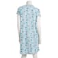 Womens Rene Rofe Short Sleeve Floral Nightshirt - image 3