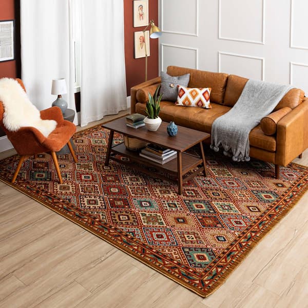 Mohawk Home Pine Row Red Large Area Rug