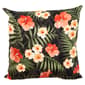 Jordan Manufacturing 16in. Outdoor Toss Pillow - Black/Coral - image 1