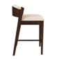 HH2 Home Dresden Walnut Fabric Counter Height Stool - image 4