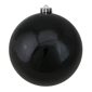Northlight Jet Black Shatterproof Shiny Christmas Ball Ornament - image 1