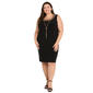 Plus Size R&M Richards 3/4 Sleeve Geometric Jacket Dress - image 3