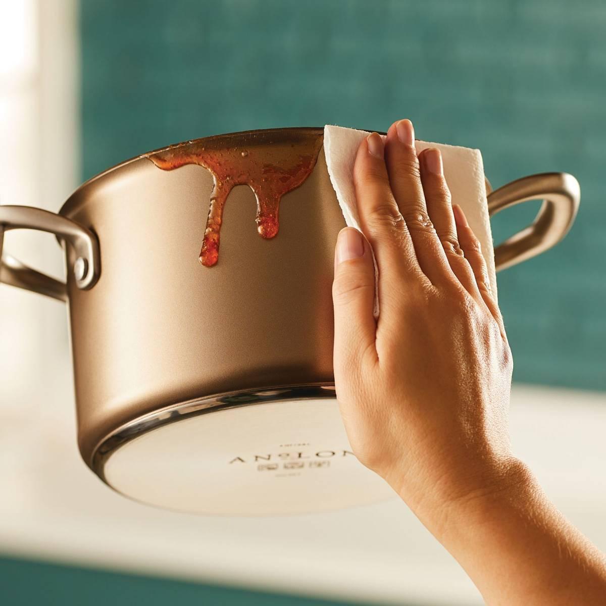 Anolon® Ascend Hard Anodized Nonstick Saucepot with Lid - 4-Quart