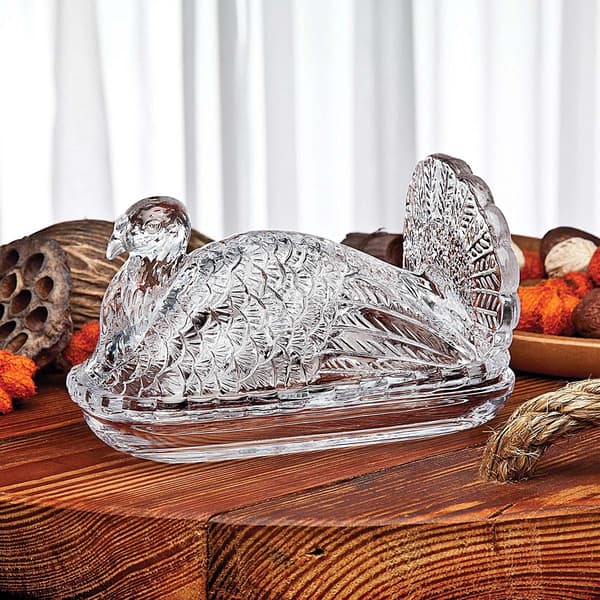 Godinger Harvest Turkey Covered Box - image 