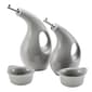 Rachael Ray 4pc. Ceramics EVOO/Ramekin Dipper Set - Grey - image 1