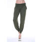 Womens White Mark Solid Harem Pants - image 10