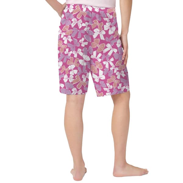 Womens HUE&#174; It''s Raining Bows Bermuda Pajama Shorts