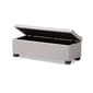 Baxton Studio Roanoke Modern & Contemporary Storage Ottoman - image 4
