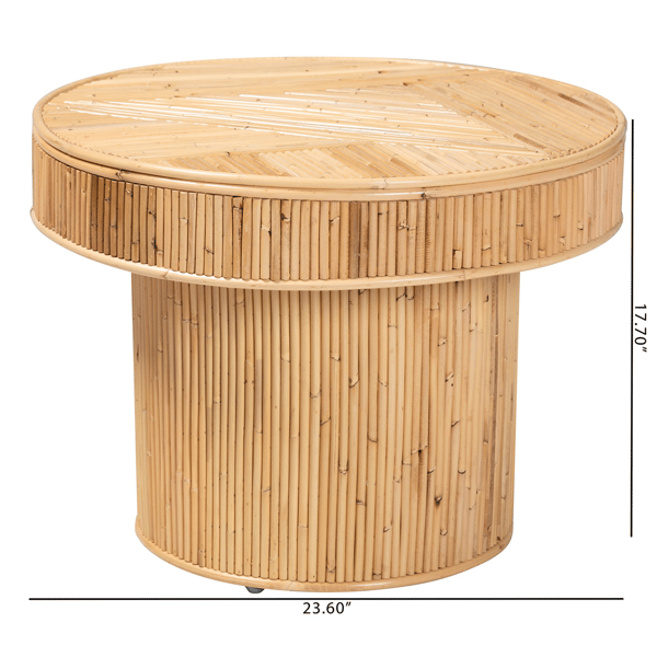 bali & pari Iryna Modern Bohemian End Table