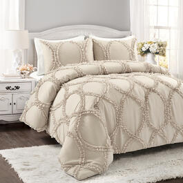 Lush Decor(R) Avon Neutral 230 TC Comforter Set