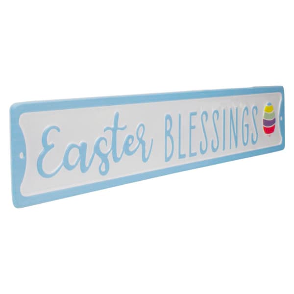 Northlight Seasonal Easter Blessings Metal Sign