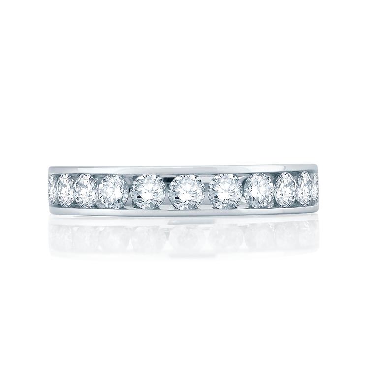 Nova Star® Sterling Silver 1ctw. Lab Grown Diamond Band Ring