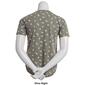 Womens Architect&#174; Short Sleeve Floral Pocket Tee - image 2