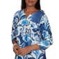 Womens Alfred Dunner Good To Go Exploded Paisley Split Neck Top - image 4