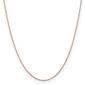 Unisex Gold Classics&#40;tm&#41; 1.15mm. Rose Gold Cable Rope Necklace - image 1