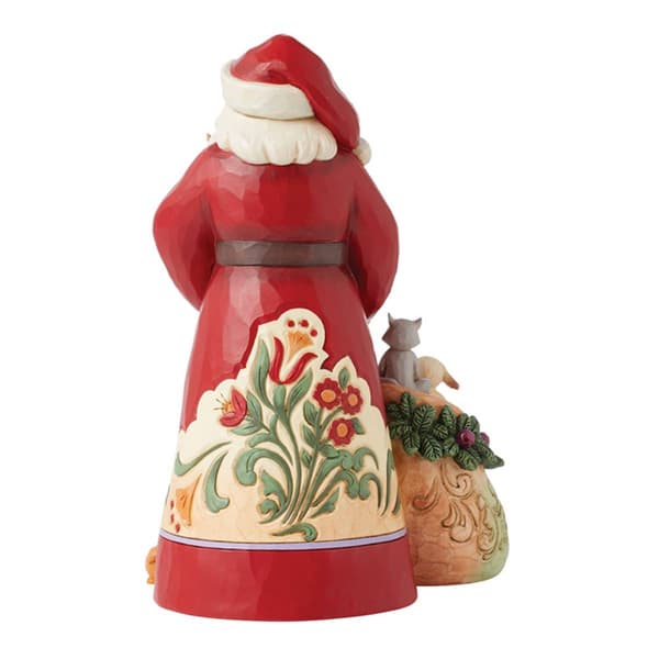 Jim Shore Heartwood Creek Santa w/ Pets Christmas Figurine
