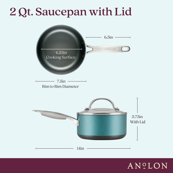 Anolon&#174; Achieve Hard Anodized Nonstick 2qt. Sauce Pan
