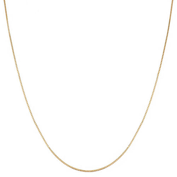 Gold Classics&#40;tm&#41; 10kt. Gold 24in. Box Chain Necklace - image 