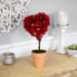 Northlight Seasonal Heart Valentine''s Day Artificial Potted Plant - image 2
