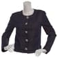 Womens Cece Long Sleeve Rhinestone Jewel Button Denim Jacket - image 1